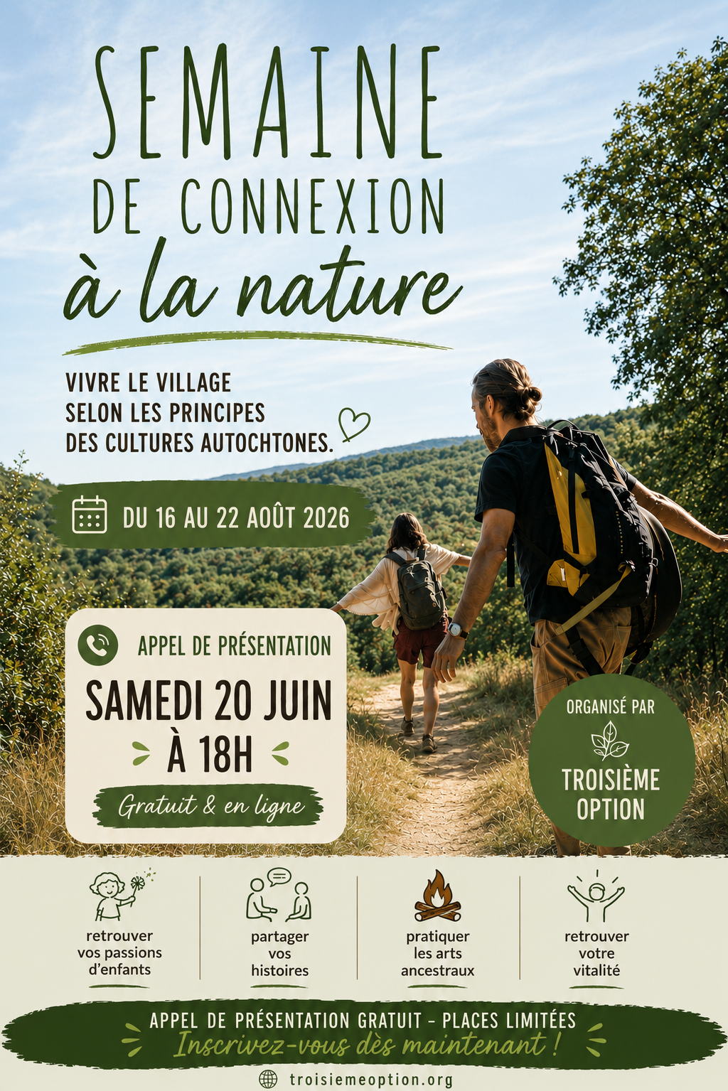 Appel inédit en ligne et gratuit: Samedi 20 juin à 18h
